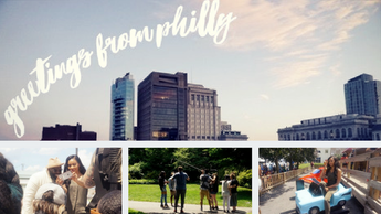 Greetings from Philly!...travel bloggin' w/ Vanessa